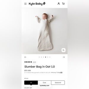 Kyte BABY Slumber Bag